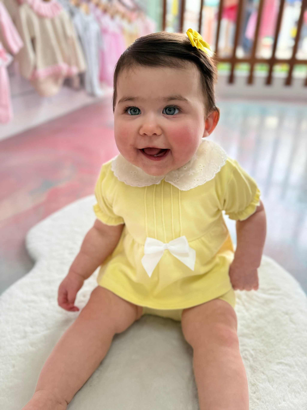 Sunny yellow two piece