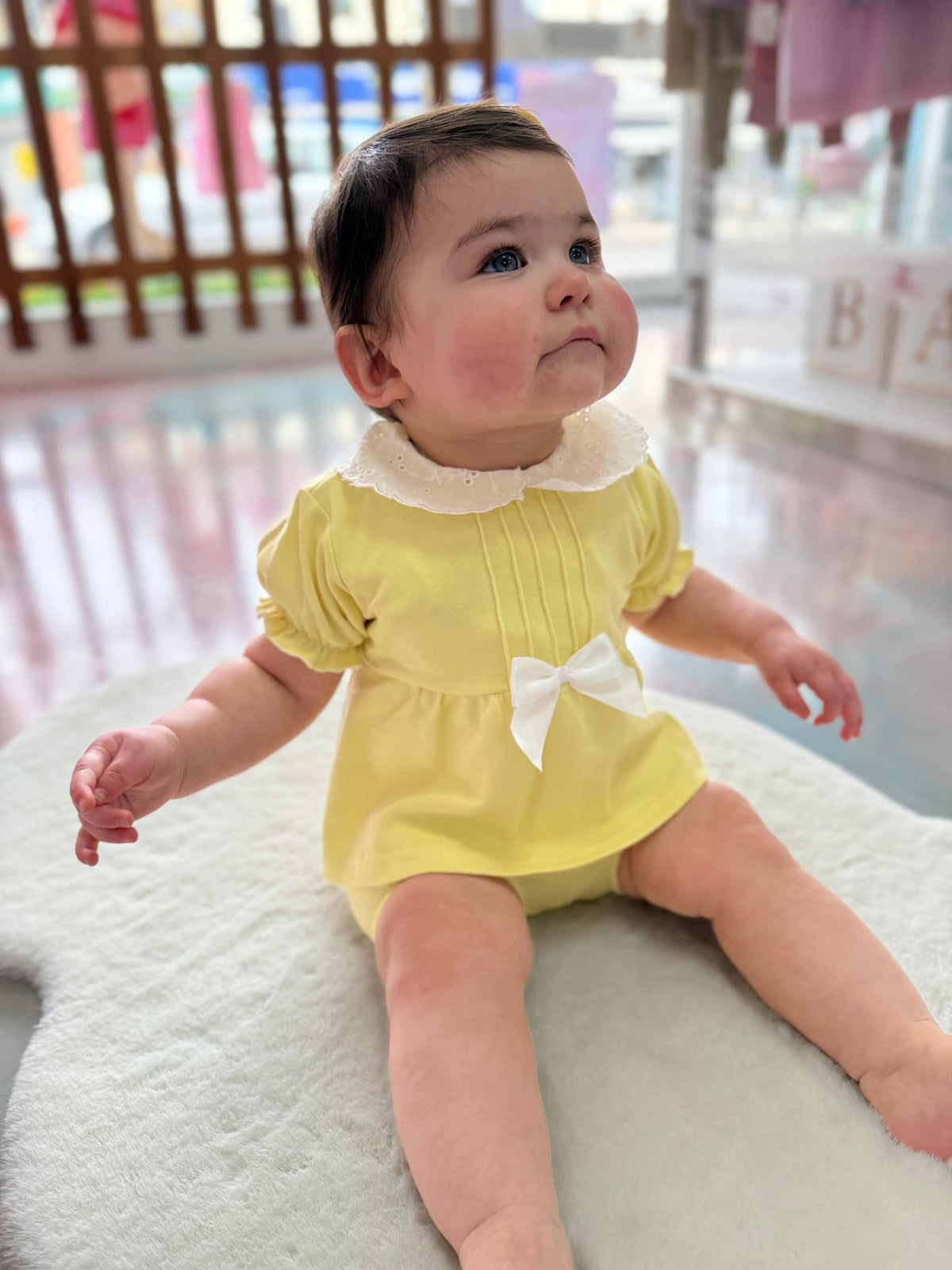 Sunny yellow two piece