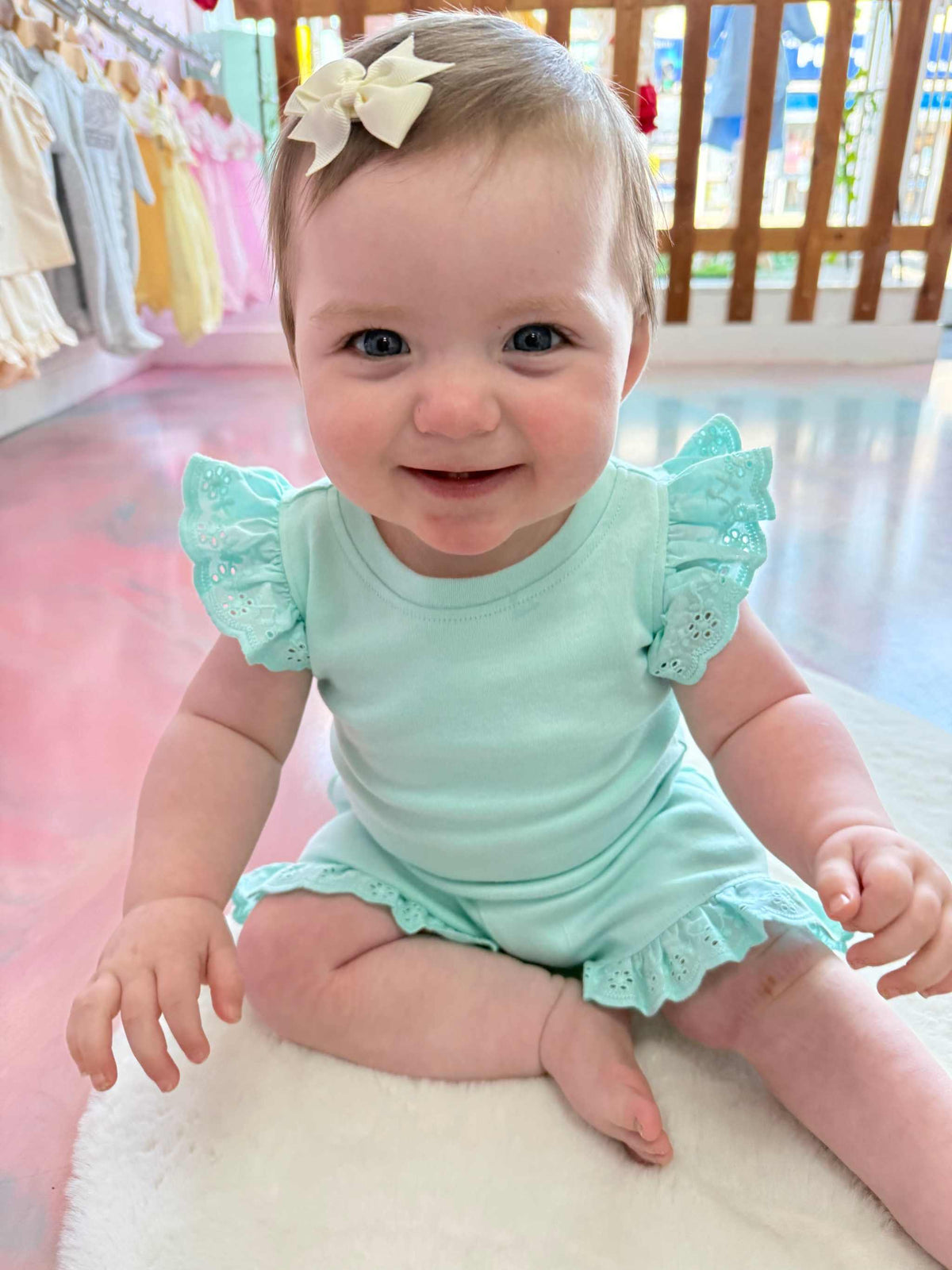 Frill shorts &amp; vest set
