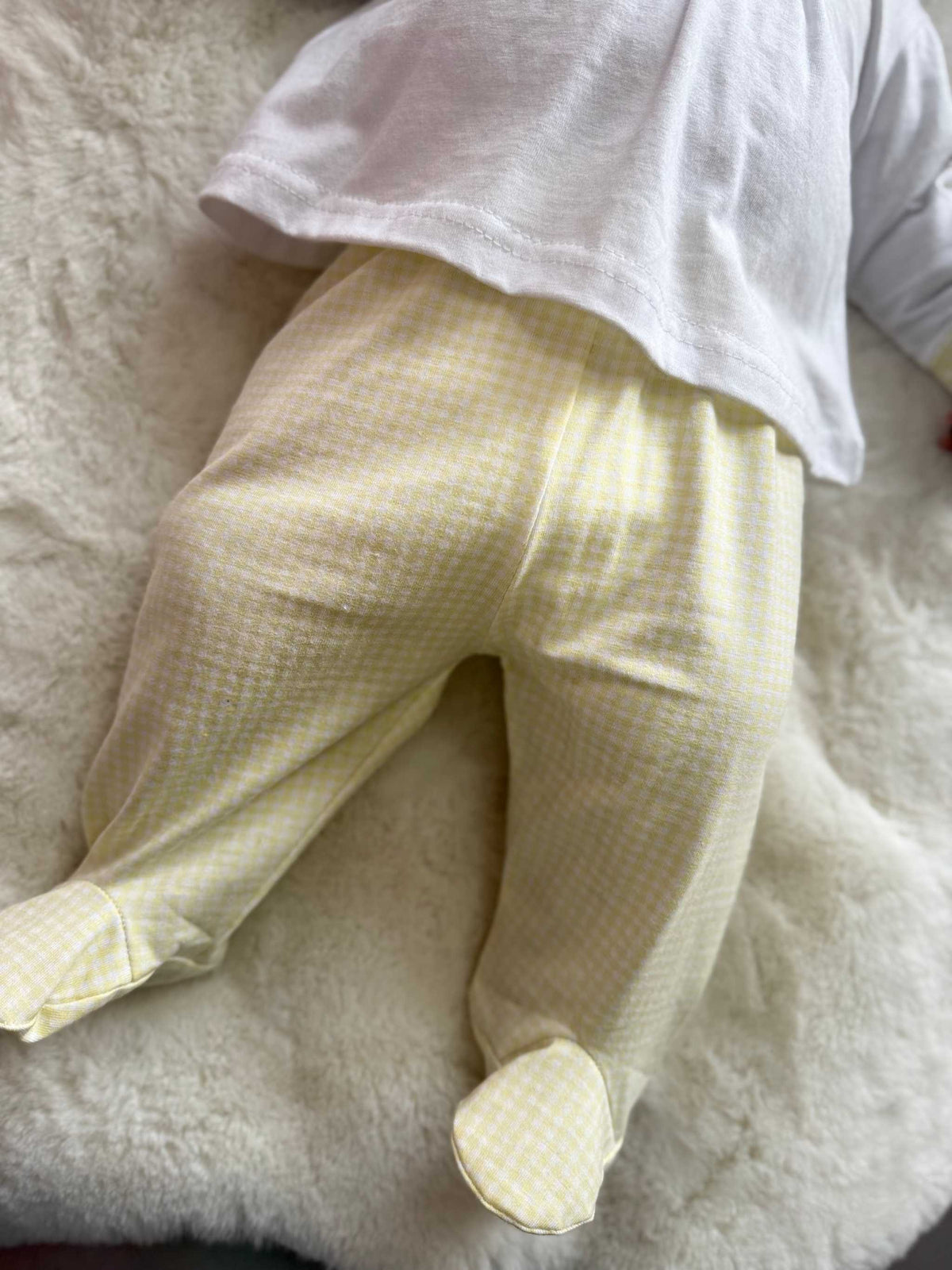 Oscar lemon gingham unisex set