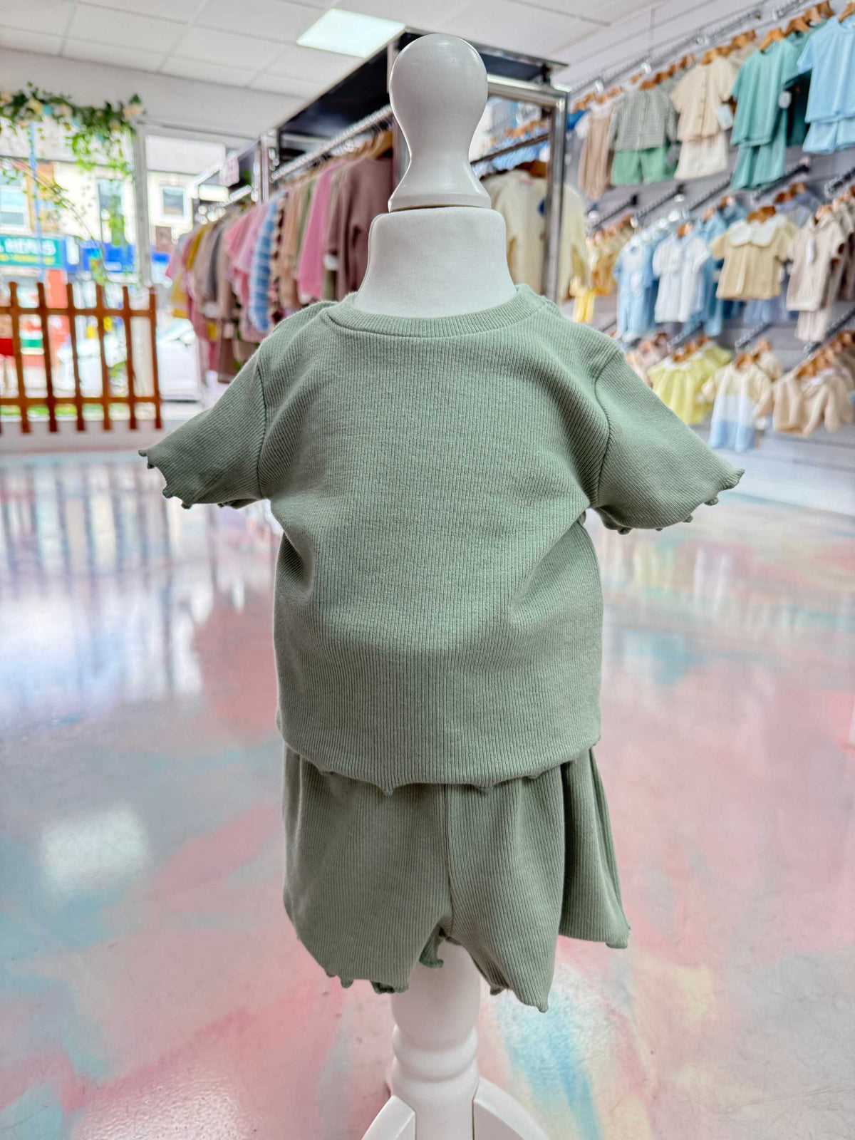 Sage Shorts Set