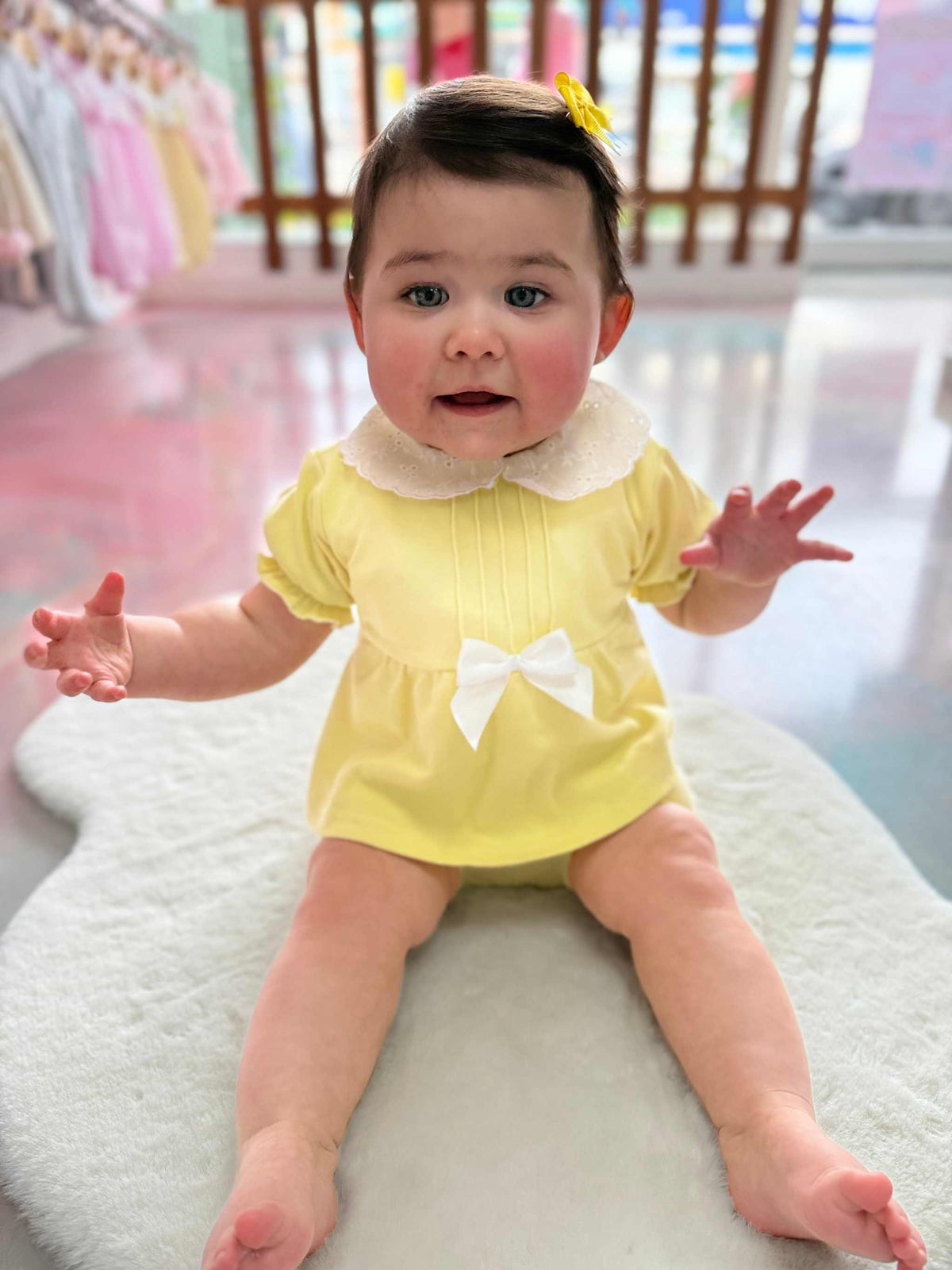 Sunny yellow two piece