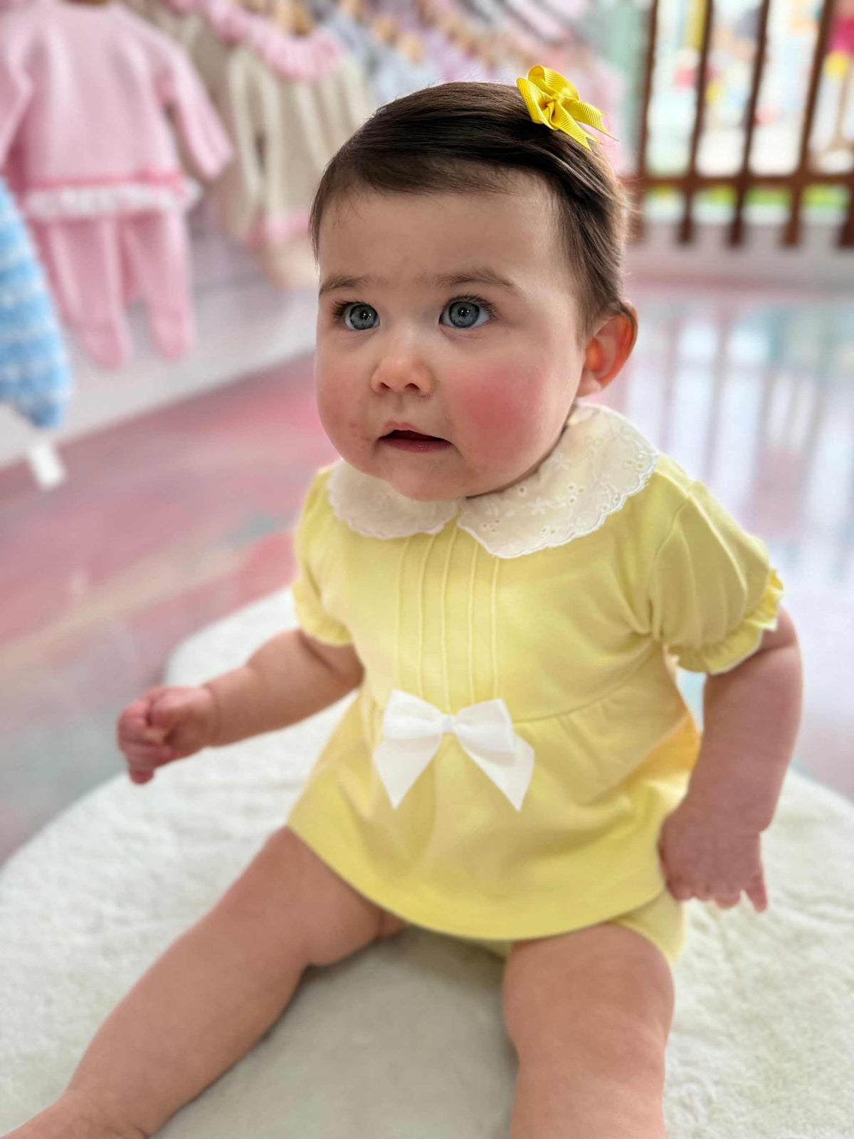 Sunny yellow two piece