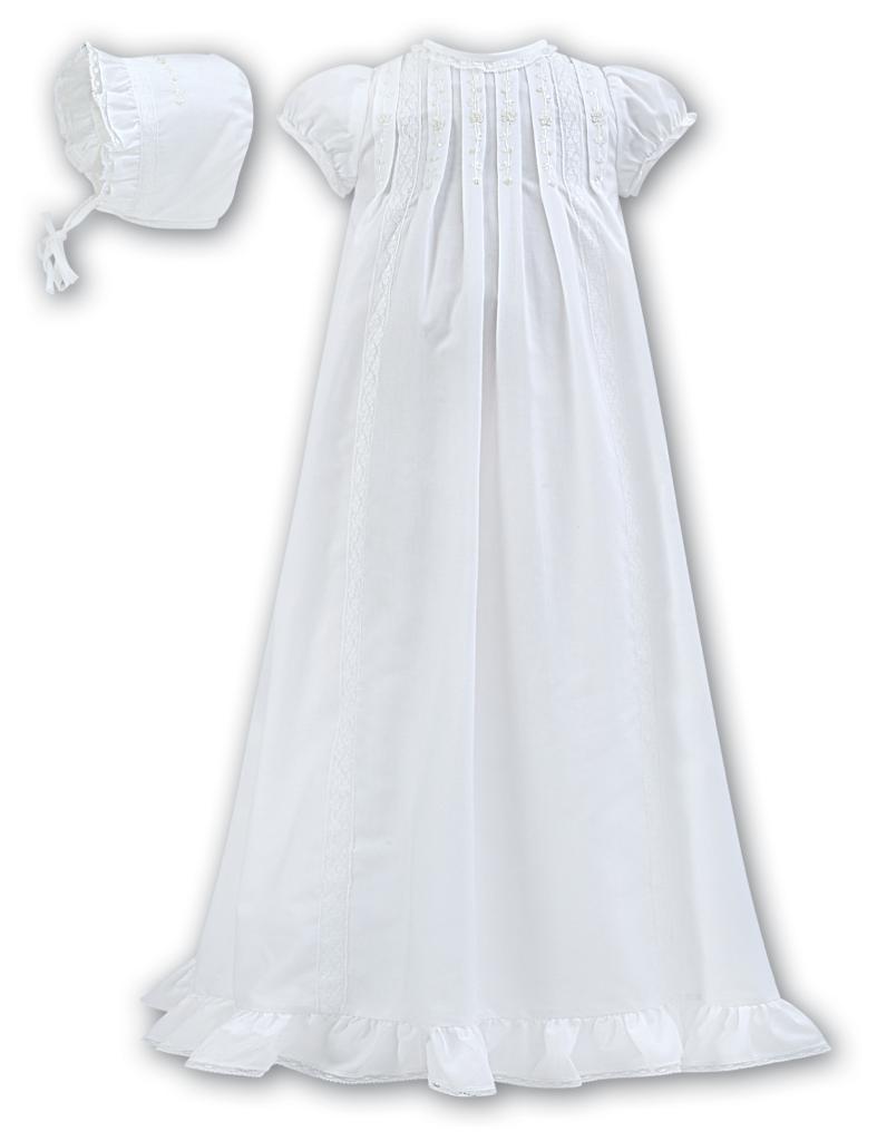 Lana Christening robe &amp; bonnet